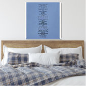 途方もない夢 キャンバスプリント (インサイチュ (寝室))