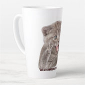 途方もない猫 カフェラテマグ (左アングル)