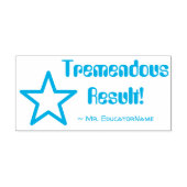 「途方もない結果だ!」 グレーディング用ゴム印 セルフインキングスタンプ (デザイン)