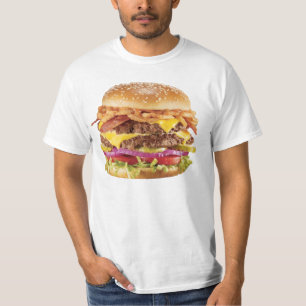 途方もなく高リゾリューションのチーズバーガー Tシャツ
