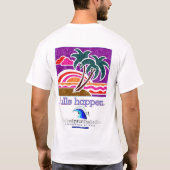 途絶えはワイシャツBSN Bodysurfing Appareからの起こります Tシャツ (裏面)