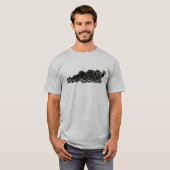 這うスライムハルク 不気味ホラーアート Tシャツ (正面フル)