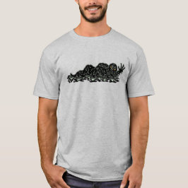 這うスライムハルク 不気味ホラーアート Tシャツ