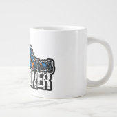這う石炭採掘者 ジャンボコーヒーマグカップ (右)