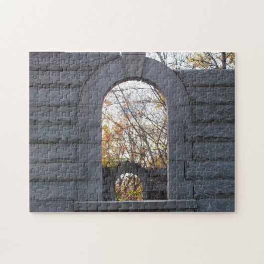 通して見る ジグソーパズル (横)