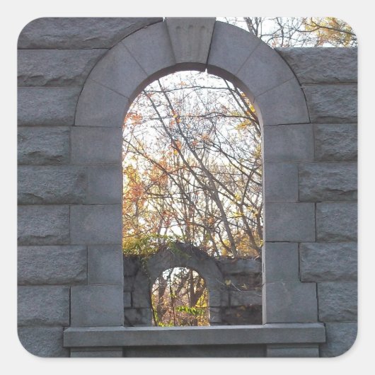 通して見る スクエアシール (正面)