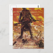 通らぬ!(1918)_プロパガンダポスター ポストカード (正面/裏面)