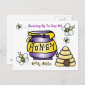 通りすがりに挨拶しに来たよ！ ポストカード (正面/裏面)