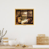 通りすがりの嵐~ジェイムズ・ティスト~ファインアート ポスター (キッチン)