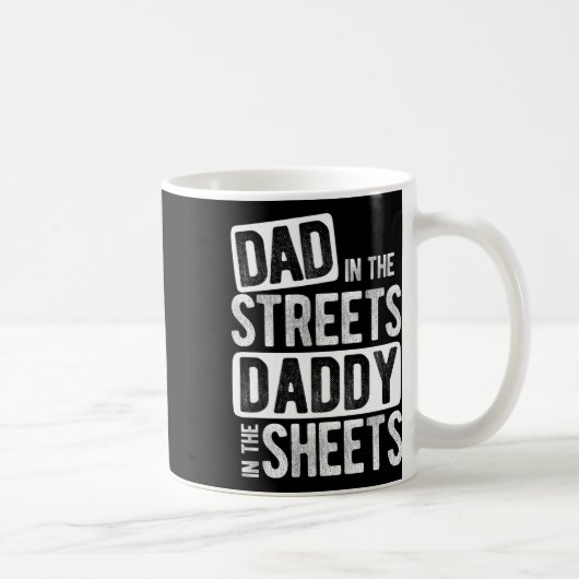 通りでパパのシーツ最高のパパ コーヒーマグカップ (右)