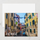 通りでヴェネツィアで洗濯した服イタリア (正面/裏面)