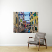 通りでヴェネツィアで洗濯した服イタリア タペストリー (インサイチュ(横))