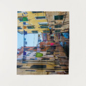 通りでヴェネツィアで洗濯した服イタリア タペストリー (正面)