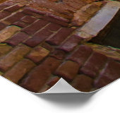 通りでヴェネツィアで洗濯した服イタリア ポスター (角)