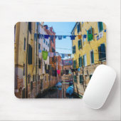 通りでヴェネツィアで洗濯した服イタリア マウスパッド (マウス)