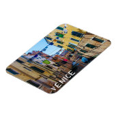 通りでヴェネツィアで洗濯した服イタリア マグネット (左側)