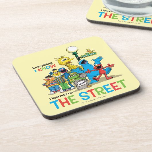 通りで学んだ コースター (左側)