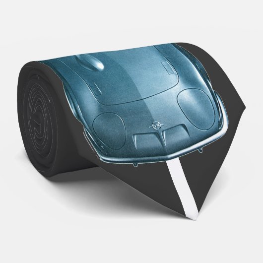 通りとの上からのクールな車が付いているタイ ネクタイ (ロール)