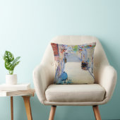 通りとフフランスのラグ、マネ クッション (椅子)