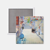 通りとフフランスのラグ、マネ マグネット (正面/裏面)