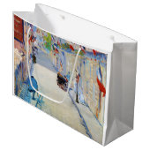 通りとフフランスのラグ、マネ ラージペーパーバッグ (正面アングル)