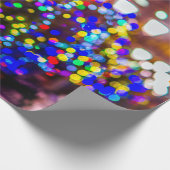 通りにあるクリスマスツリー ラッピングペーパー (角)