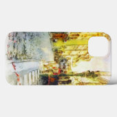 通りのオールドプラハの水色 Case-Mate iPhoneケース (裏面 (横))