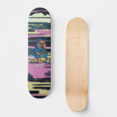 通りのタヌキがゴミ箱を探検 | おもしろい スケートボード (正面)