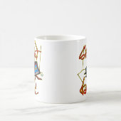 通りのダンスおよび靴 コーヒーマグカップ (中央)