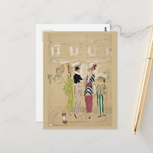 通りのバニティーフェア(1914年) ポストカード (正面/裏面インサイチュ)