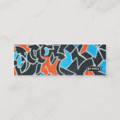 通りのブロック スキニー名刺 (裏面)