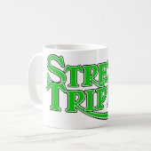 通りの三重のマグ コーヒーマグカップ (正面左)