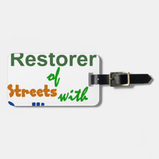 通りの修復者と住居 – Isaiah 58:12 ラゲッジタグ