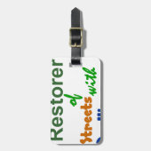 通りの修復者と住居 – Isaiah 58:12 ラゲッジタグ (正面縦)