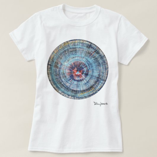 通りの回転の芸術のTシャツ Tシャツ (デザイン正面)