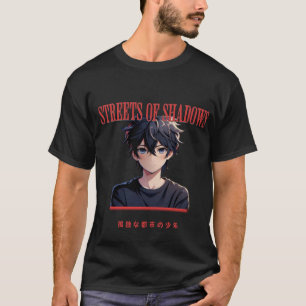 通りの影 – Tokyo Boy Urban Grit Anime Te Tシャツ