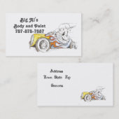 通りの棒の名刺 名刺 (正面/裏面)