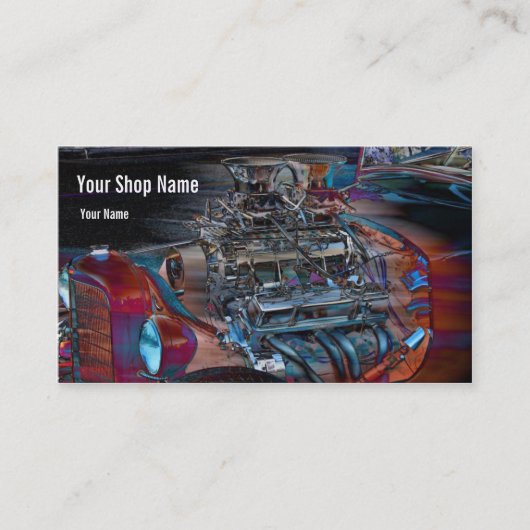 通りの棒の馬力 名刺 (正面)