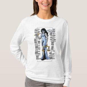 通りの正義によるJustice熱い女性 Tシャツ
