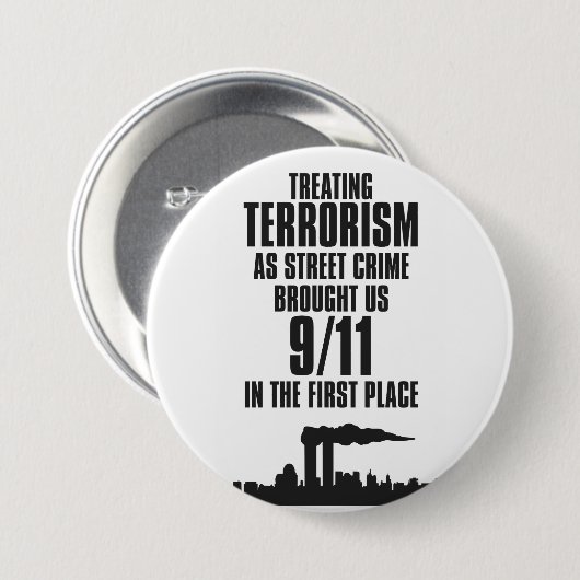 通りの罪としてテロリズムを扱うこと 缶バッジ (正面&裏面)