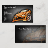 通りの習慣のスタイルの名刺 名刺 (正面/裏面)