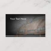 通りの習慣のスタイルの名刺 名刺 (裏面)