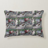 通りの背景画の悔しさの滝、オハイオ州の枕 アクセントクッション (正面)