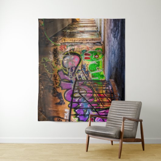 通りの芸術の落書きの壁の芸術のタペストリー タペストリー (インサイチュ)