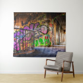 通りの芸術の落書きの壁の芸術のタペストリー タペストリー (インサイチュ(横))