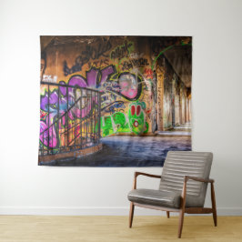 通りの芸術の落書きの壁の芸術のタペストリー タペストリー