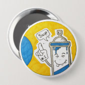 通りの芸術家の大きいバッジ 缶バッジ (正面&裏面)