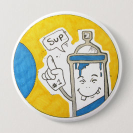 通りの芸術家の大きいバッジ 缶バッジ