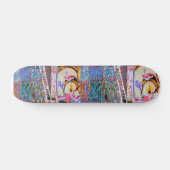 通りの芸術板 スケートボード (横)