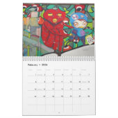 通りの芸術 カレンダー (2月 2026)